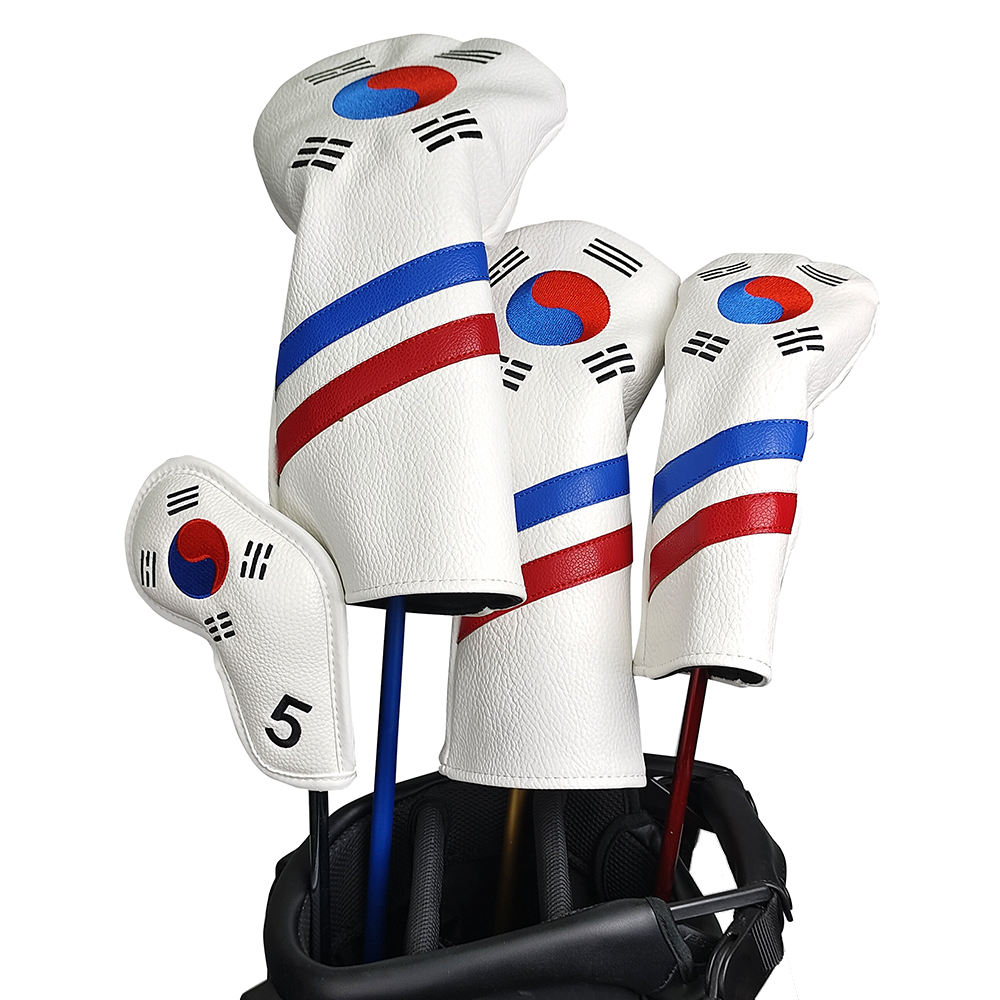 Golf Club Iron Set - Korea Patriotic Golf Head Covers Set