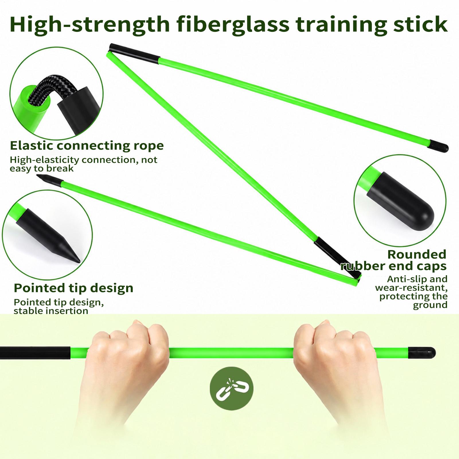 Golf Equipment - Golf Alignment Sticks Putting Adjustable Angle