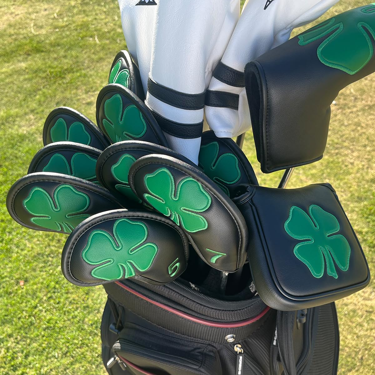 Golf Iron Head Covers Black Lu - đánh giá và giá Golf Club Iron Set
