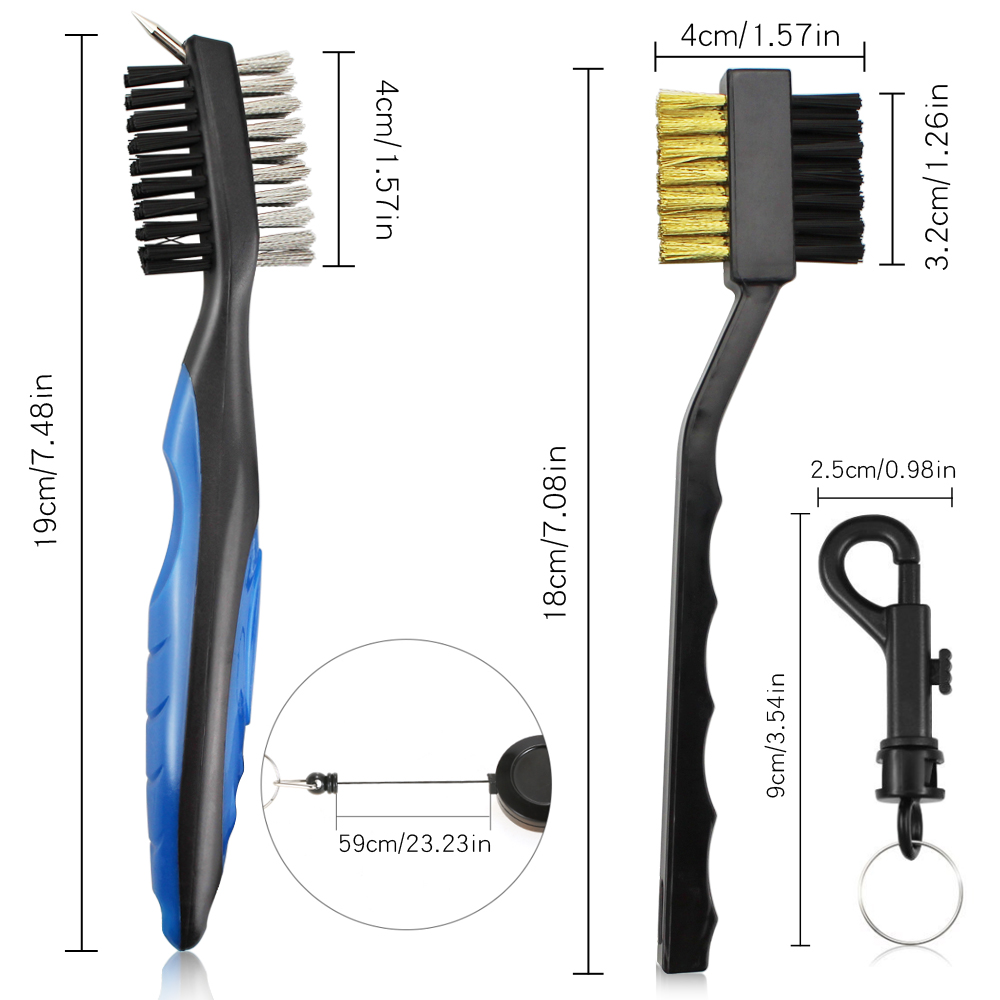 2Pcs/Set Golf Club Brush Golf  - đánh giá và giá Golf Equipment Cheap