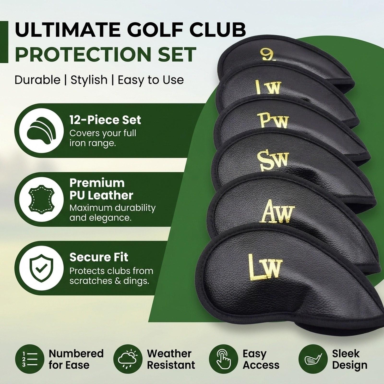 Golf Irons Head Cover 12 Piece - đánh giá và giá Golf Club Iron Set